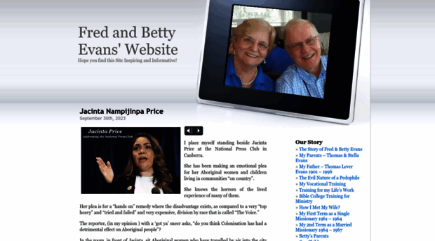 fredandbettyevans.com