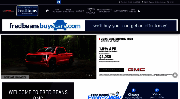 fredbeanscadillacbuickgmc.com