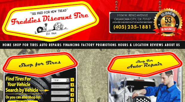 freddiesdiscounttires.com