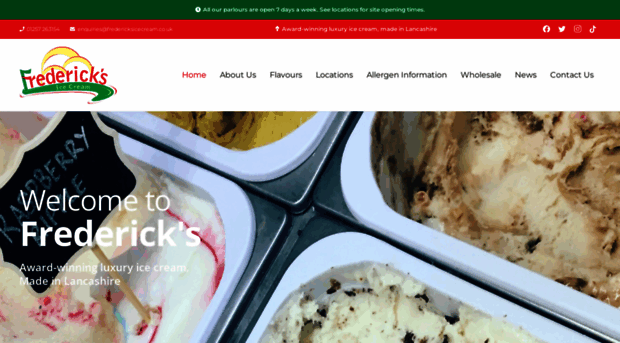 fredericksicecream.co.uk