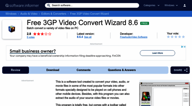 free-3gp-video-convert-wizard.software.informer.com