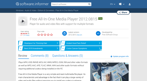 free-all-in-one-media-player.software.informer.com