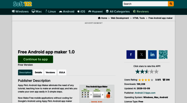 free-android-app-maker.soft112.com - Free Android app maker 1.0 Fre ...