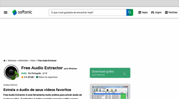 free-audio-extractor.softonic.com.br