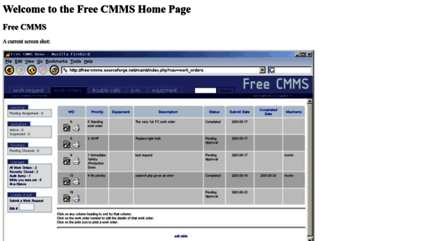 free-cmms.sourceforge.net