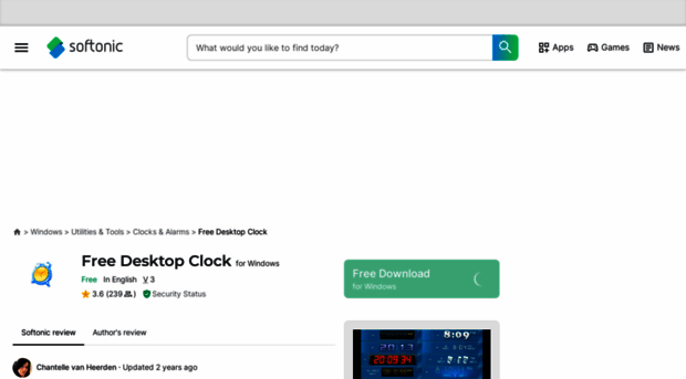 free-desktop-clock.en.softonic.com