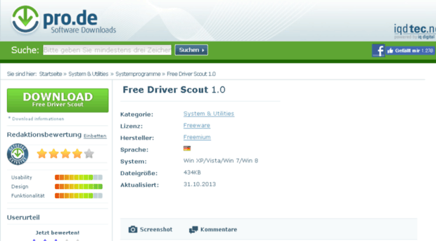 free-driver-scout.pro.de