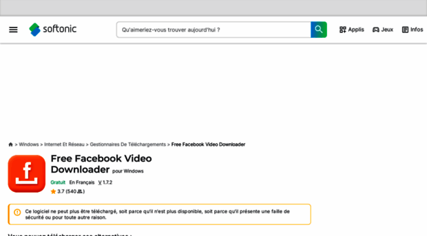 free-facebook-video-downloader.softonic.fr