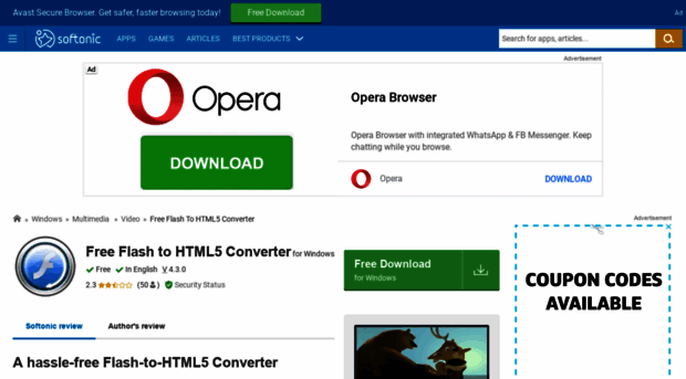free-flash-to-html5-converter.en.softonic.com