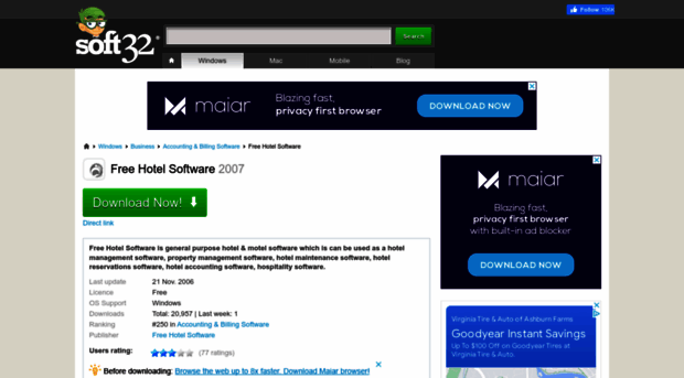 free-hotel-software.soft32.com