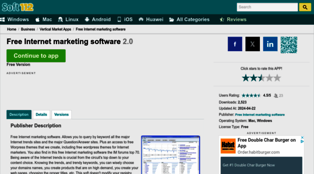 free-internet-marketing-software.soft112.com