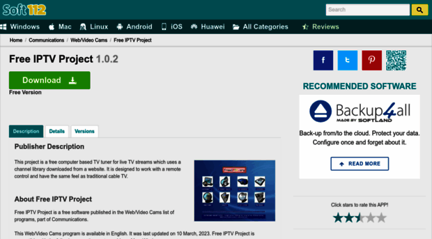 free-iptv-project.soft112.com
