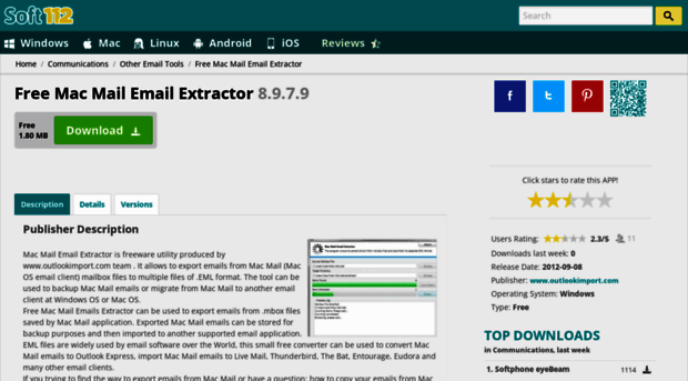 free-mac-mail-email-extractor.soft112.com