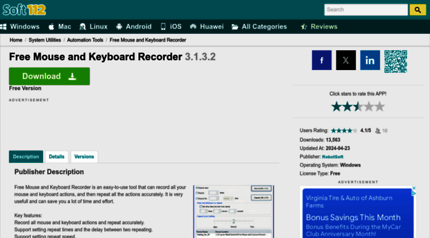 free-mouse-and-keyboard-recorder.soft112.com