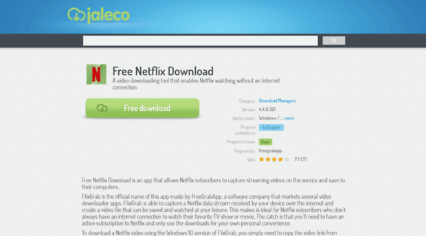 free-netflix-download.jaleco.com