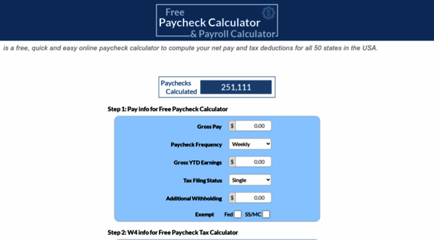 free-paycheck-calculator.com