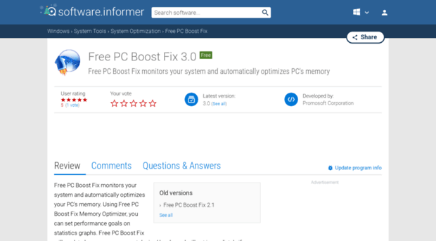 free-pc-boost-fix.software.informer.com