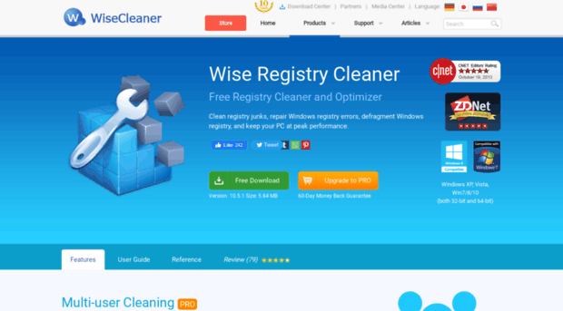 free-registry-cleaner.wisecleaner.com
