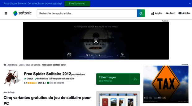 free-spider-solitaire-2012.softonic.fr
