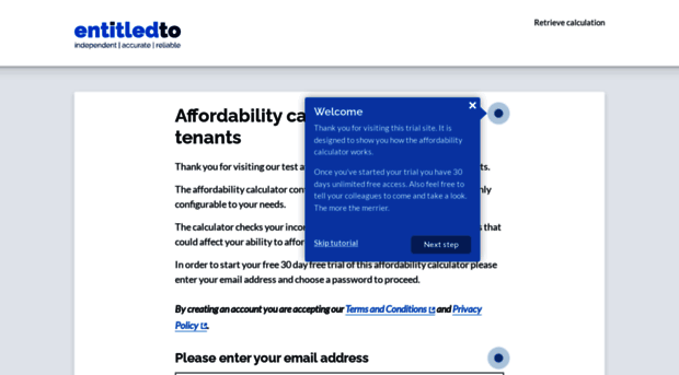 free-trialaffordability.entitledto.co.uk