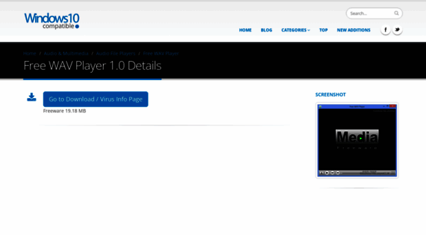 free-wav-player.windows10compatible.com
