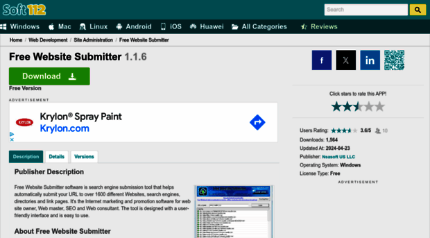 free-website-submitter.soft112.com