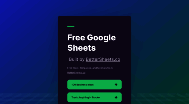 free.bettersheets.co