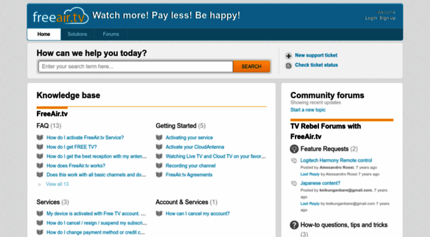 freeairtv.freshdesk.com