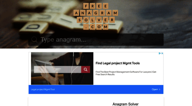 freeanagramsolver.com