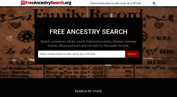 freeancestrysearch.org