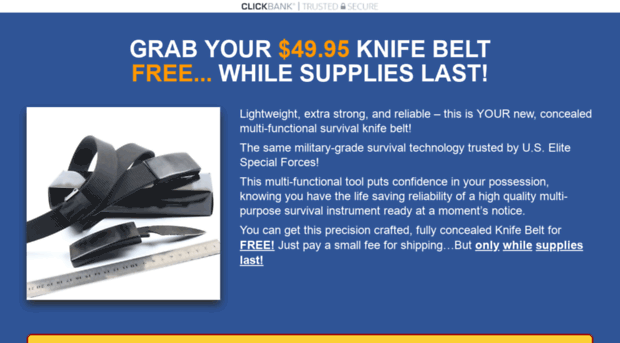freebeltknife.com
