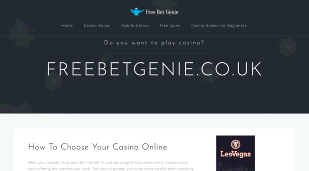 freebetgenie.co.uk