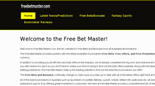 freebetmaster.com