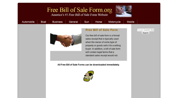 freebillofsaleform.org