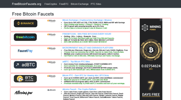 freebitcoinfaucets.org