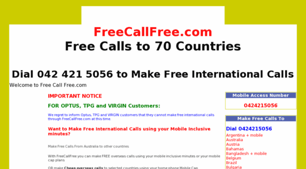 freecallfree.com