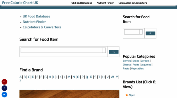 freecaloriechart.uk