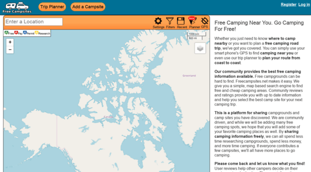 freecampsites.net