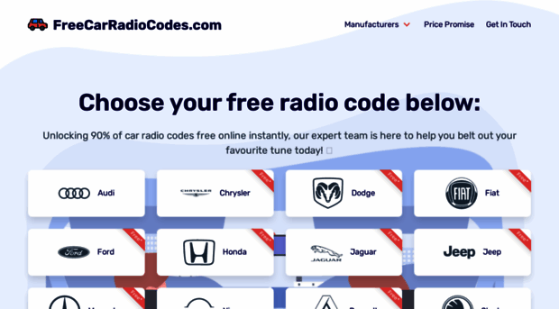 freecarradiocodes.com