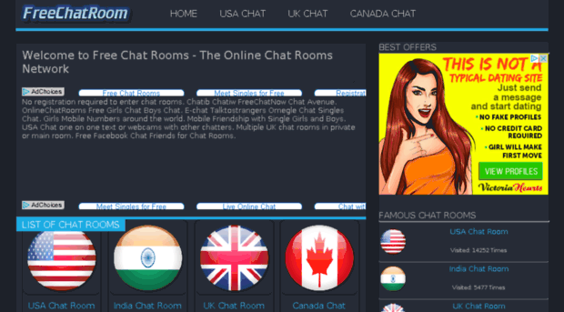 Free girls chat room