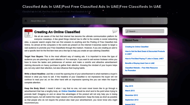 freeclassifiedsinuae.wordpress.com