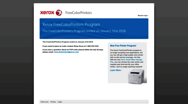 freecolorprinters.xerox.com