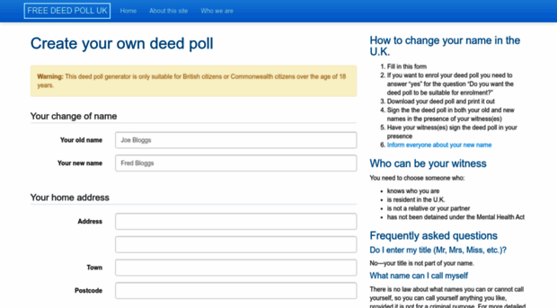freedeedpoll.org