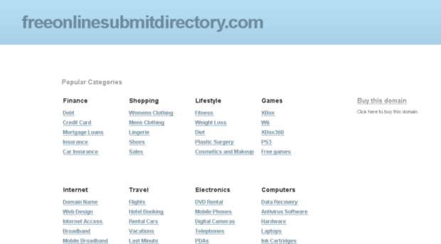 freedirectory.freeonlinesubmitdirectory.com