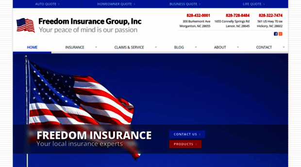 freedominsurancenc.com