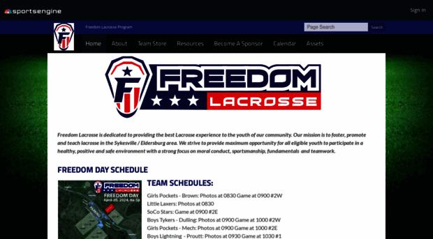 freedomlacrosse.org