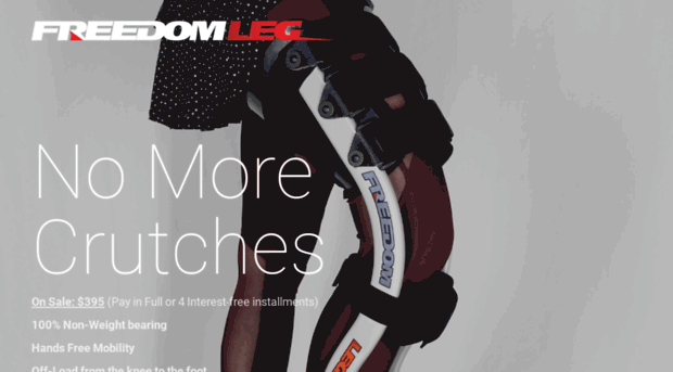 freedomlegbrace.com