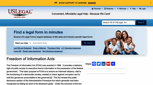 freedomofinformationacts.uslegal.com