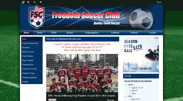 freedomsoccerclub.org