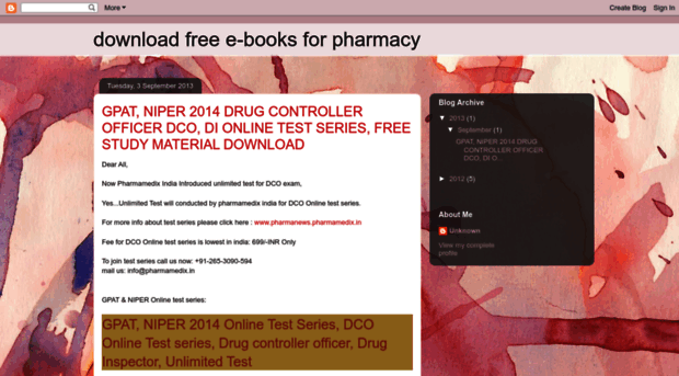 freeebooksforpharmacygaptniperjrf.blogspot.in